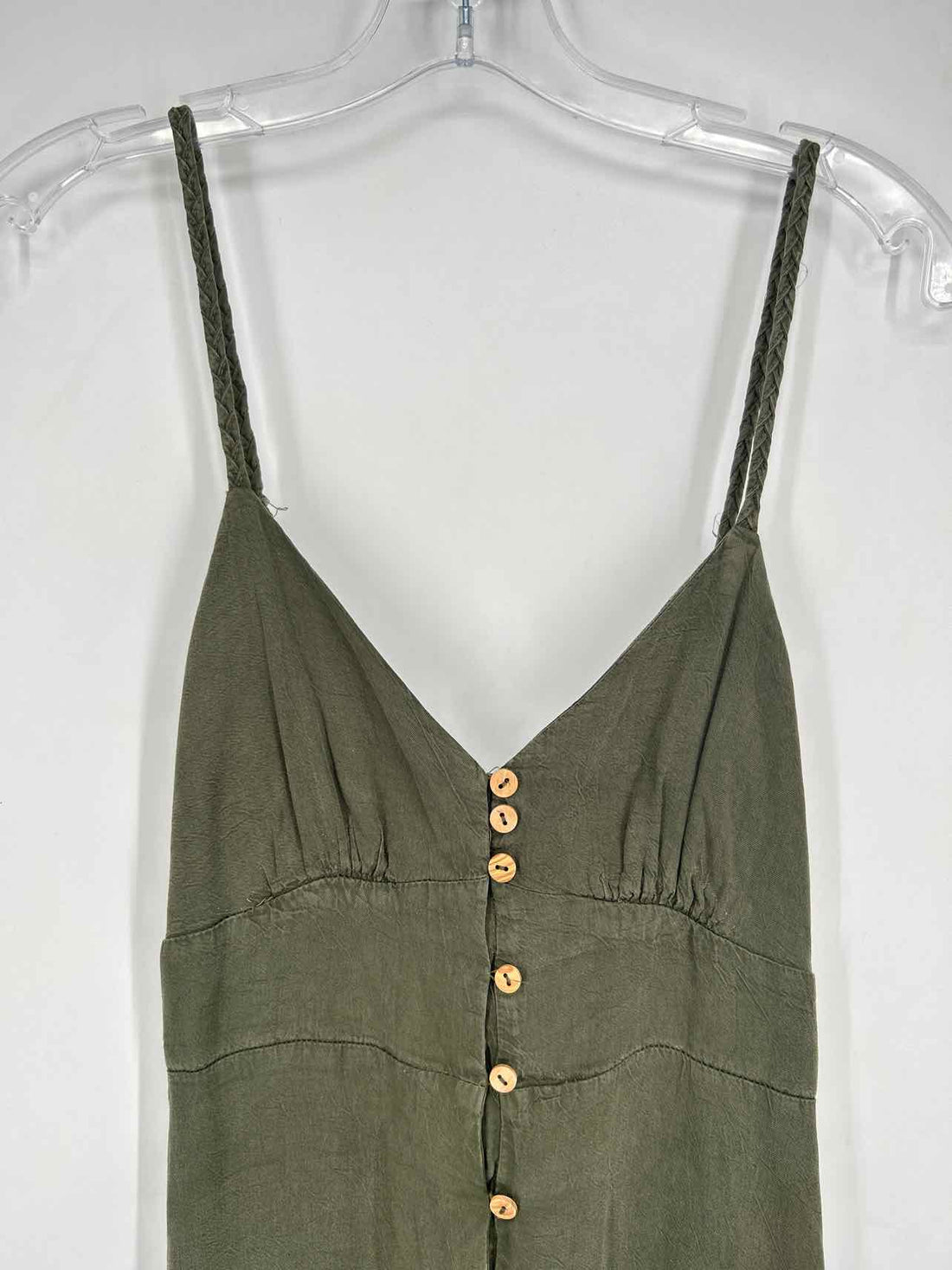 Zara Size S Dark Olive Dress