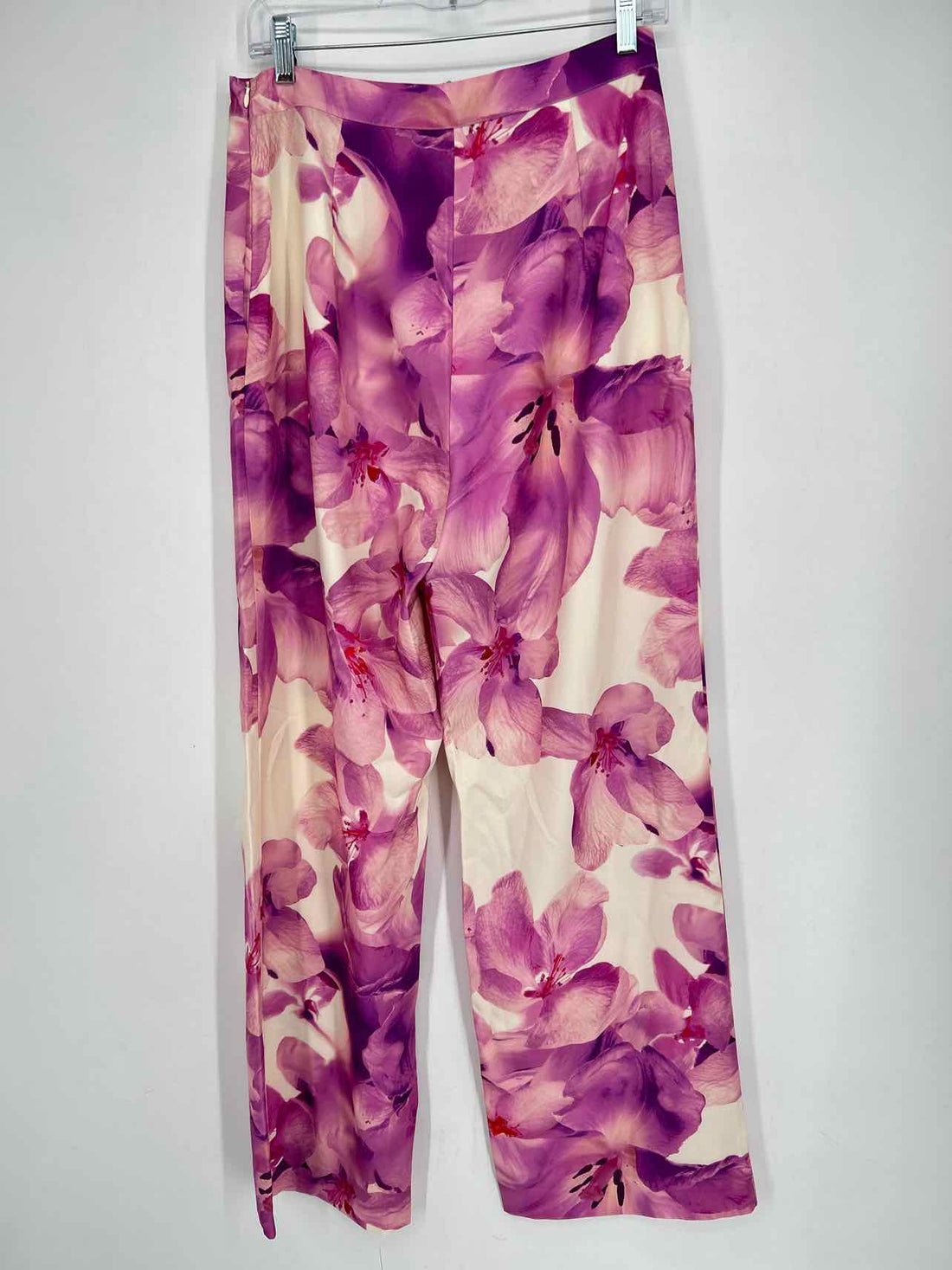 MNG Size M White & Purple Floral NWT Pants