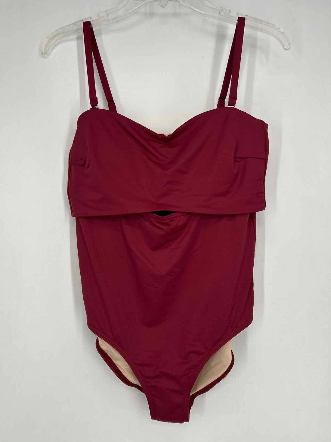 Land's End Size M Maroon NWT Swimsuit 1 Piece
