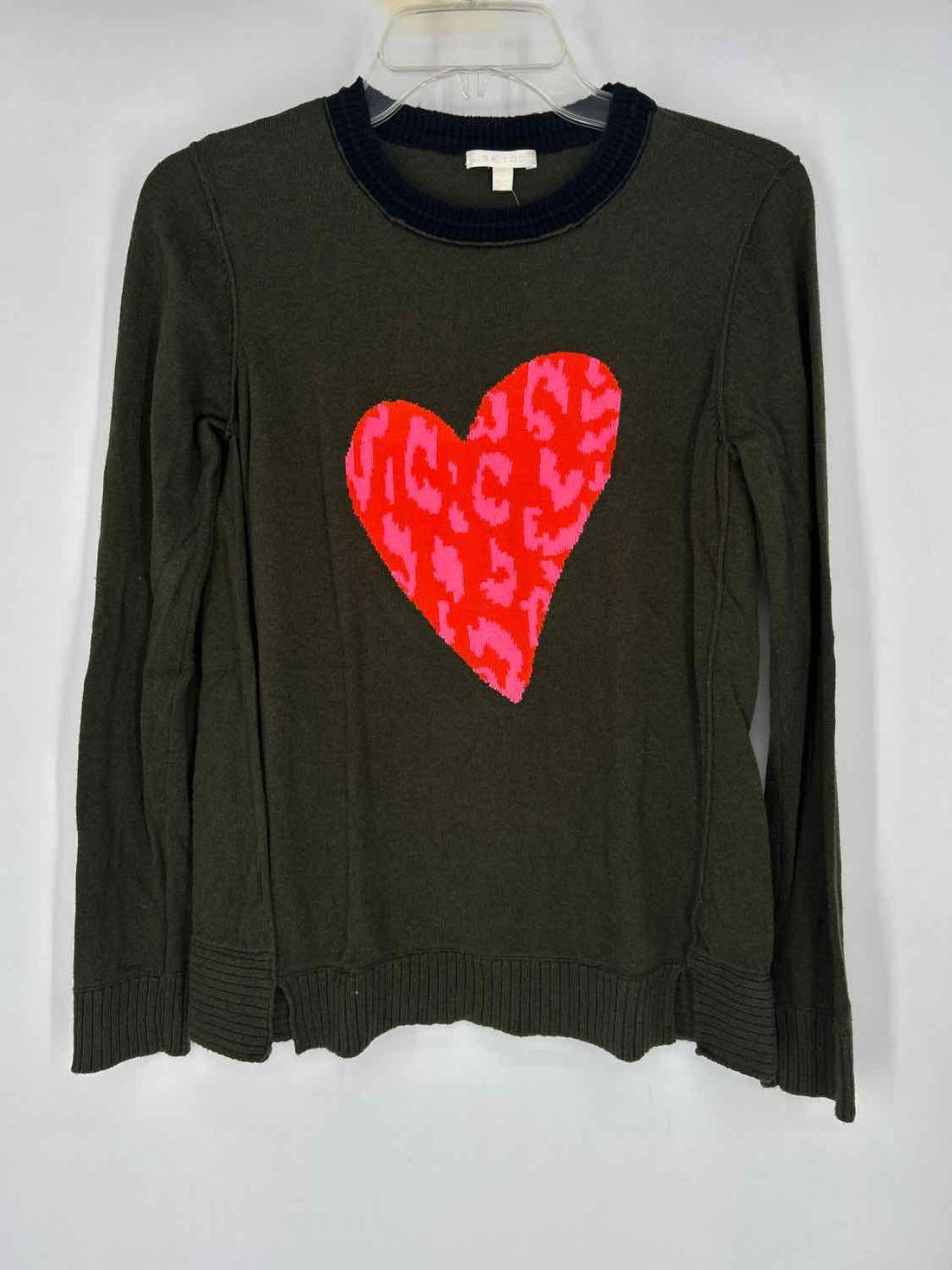 Lisa Tod Size S Green Cotton Blend Sweater