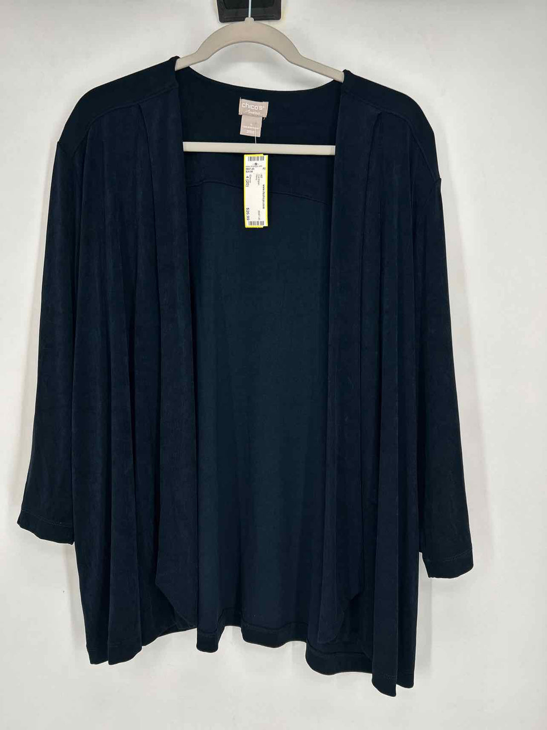 Chicos Size 4 (20) Navy Cardigan