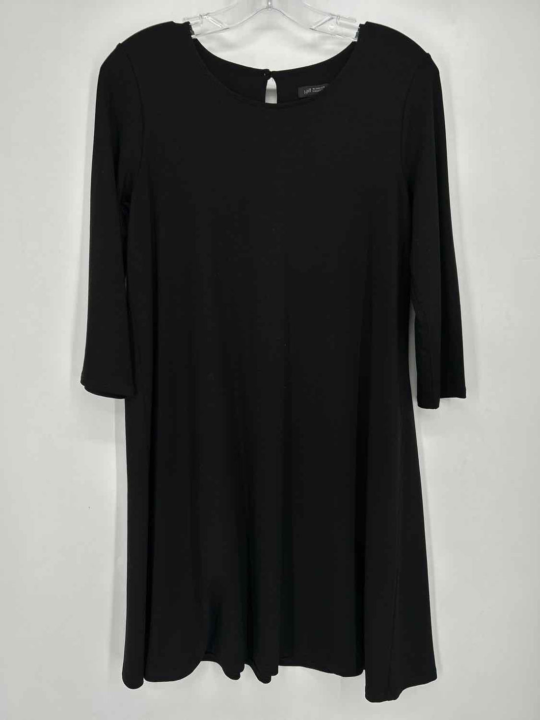 J Jill Size SP Black Long Sleeve Dress