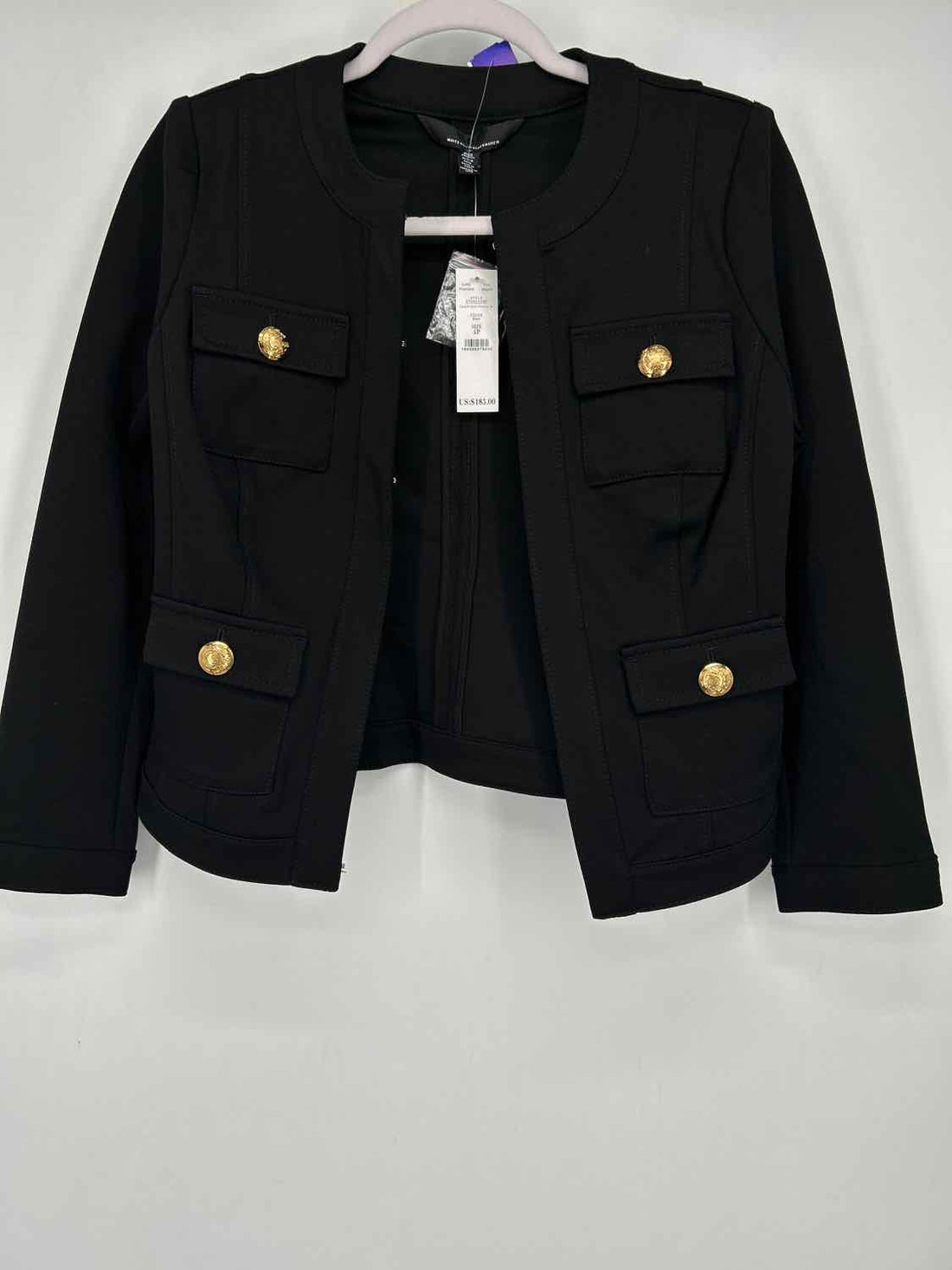 White House Black Market Size 4P Black Jacket