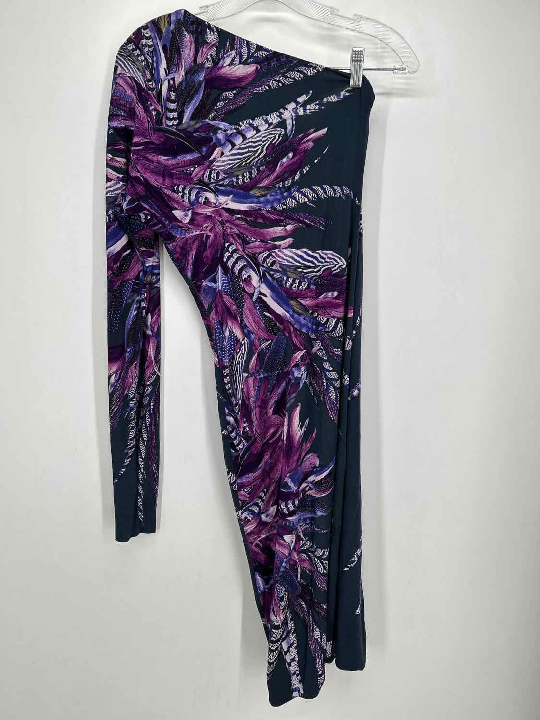 Just Cavalli Size 40/S Purple Print Dress