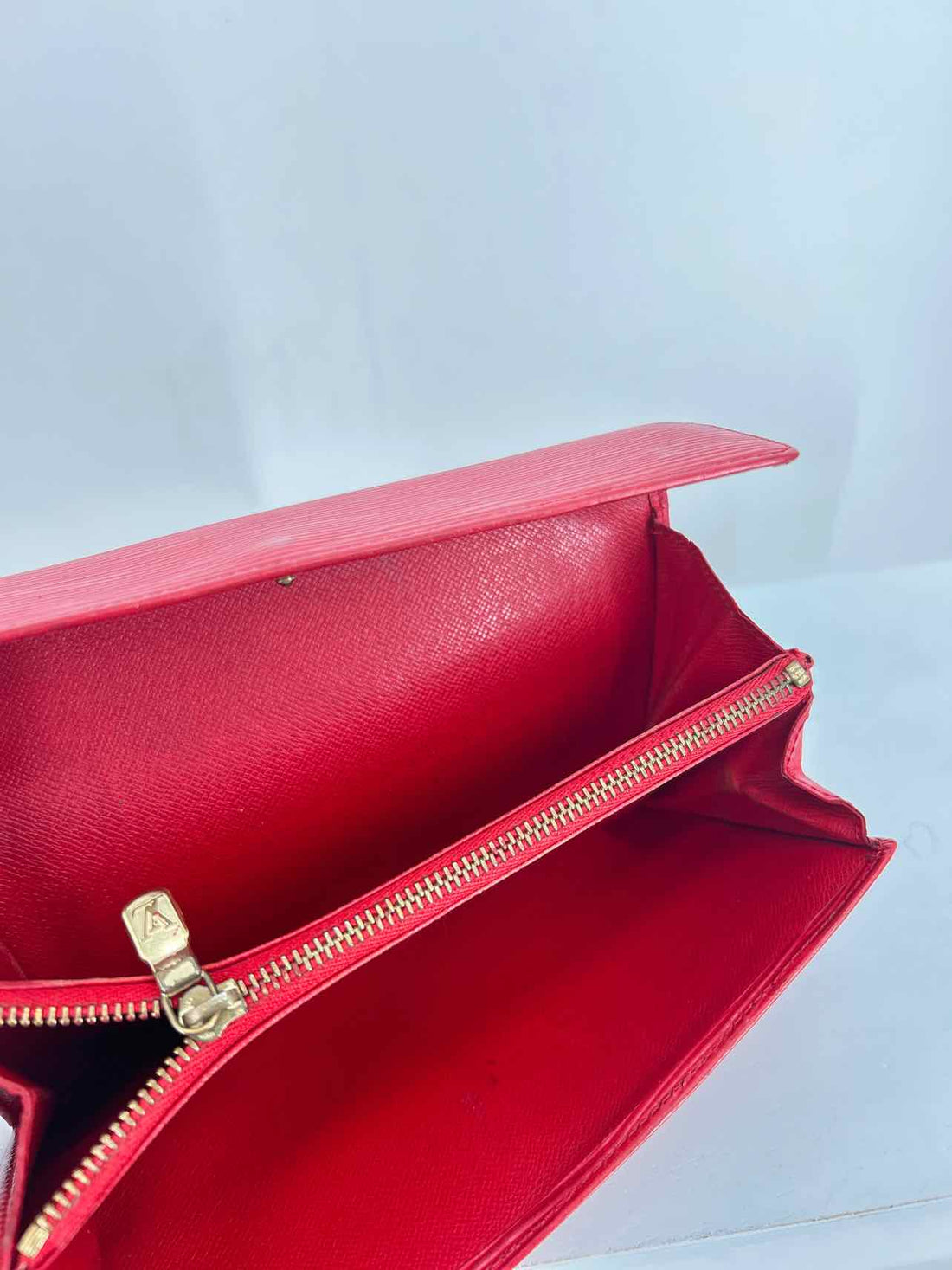 Louis Vuitton Red Epi Epi Leather As Is Wallet