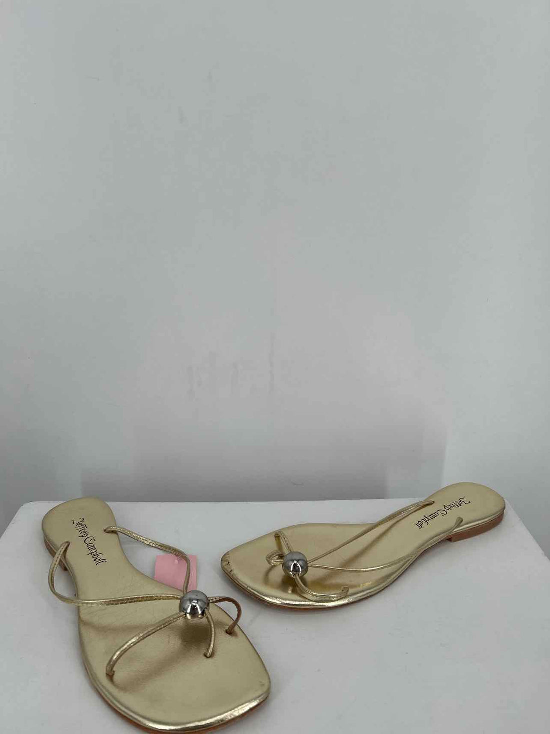 Jeffrey Campbell Women Size 7 Gold Sandals