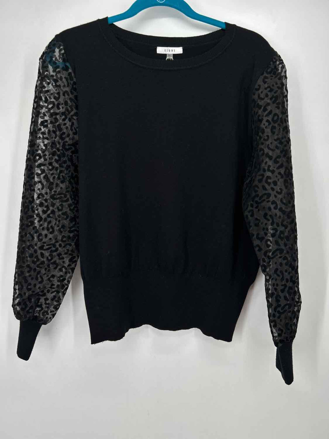 Sioni Size XL Black NWT Long Sleeve
