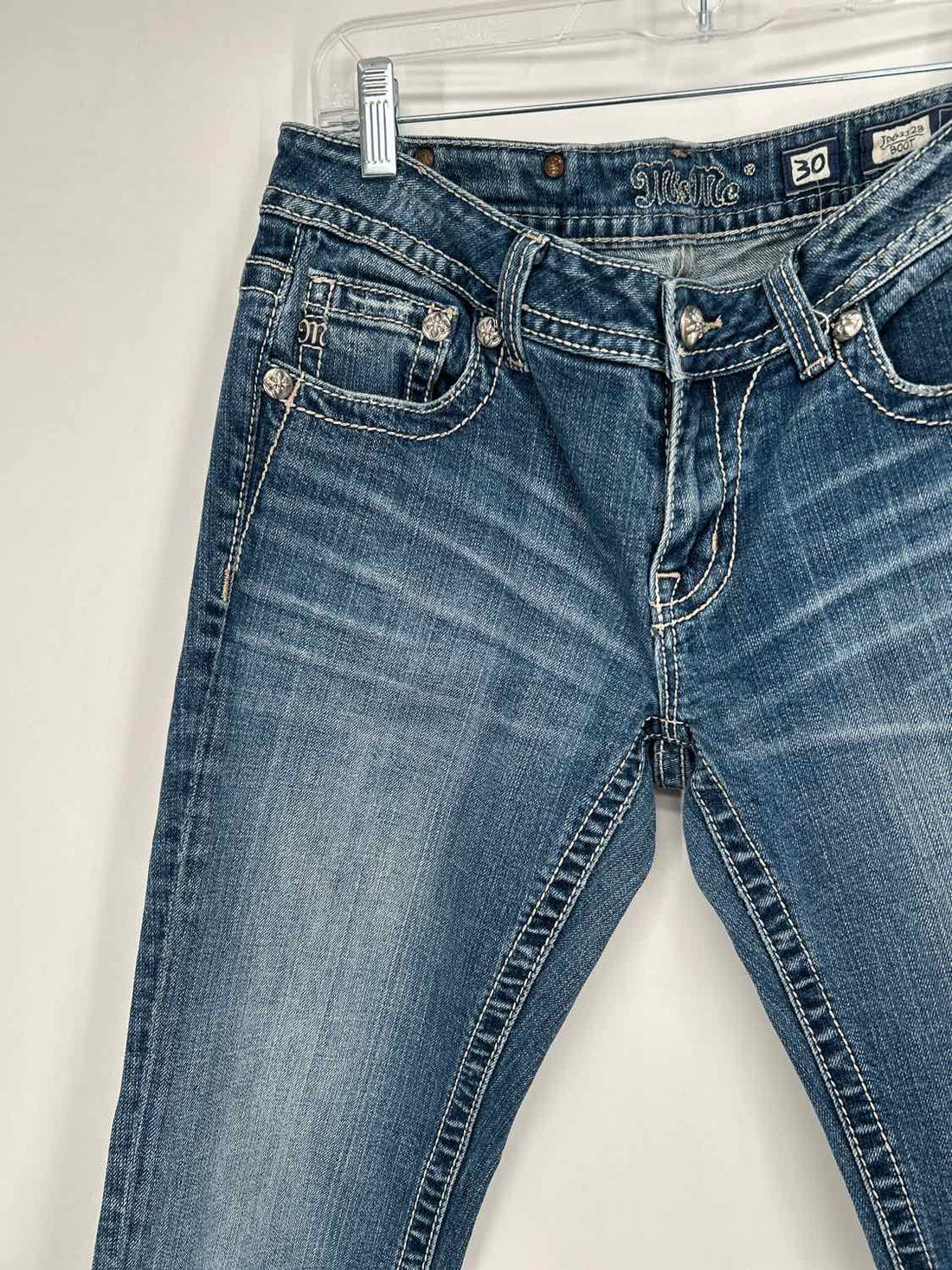 Miss Me Size 30 Medium Wash Denim Jeans