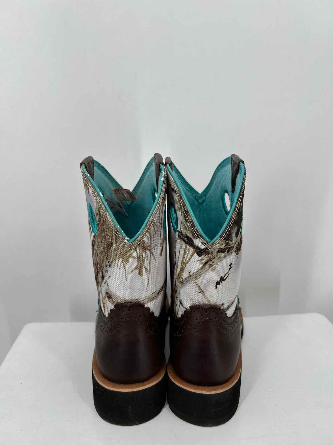 Ariat Women Size 8.5 Brown & White Cowboy Boot