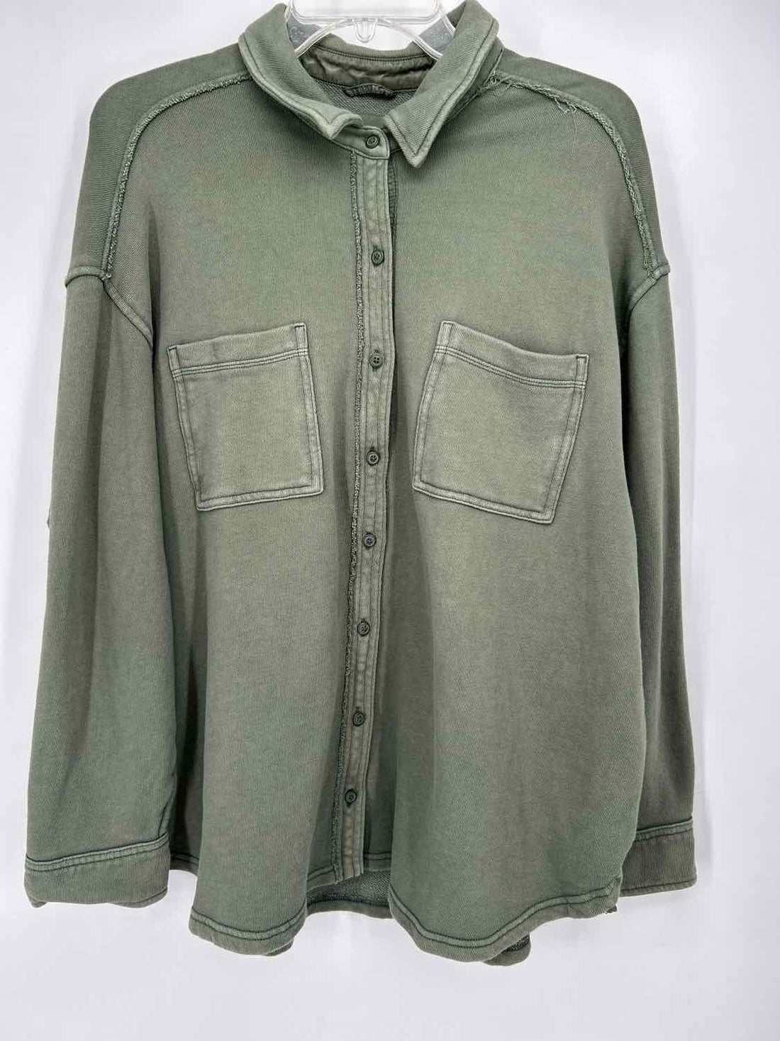 Aerie Size M Green Shacket