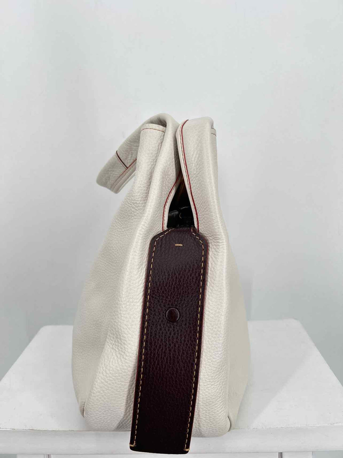 Coach 1941 Off White Pebbled Leather As Is Hobo