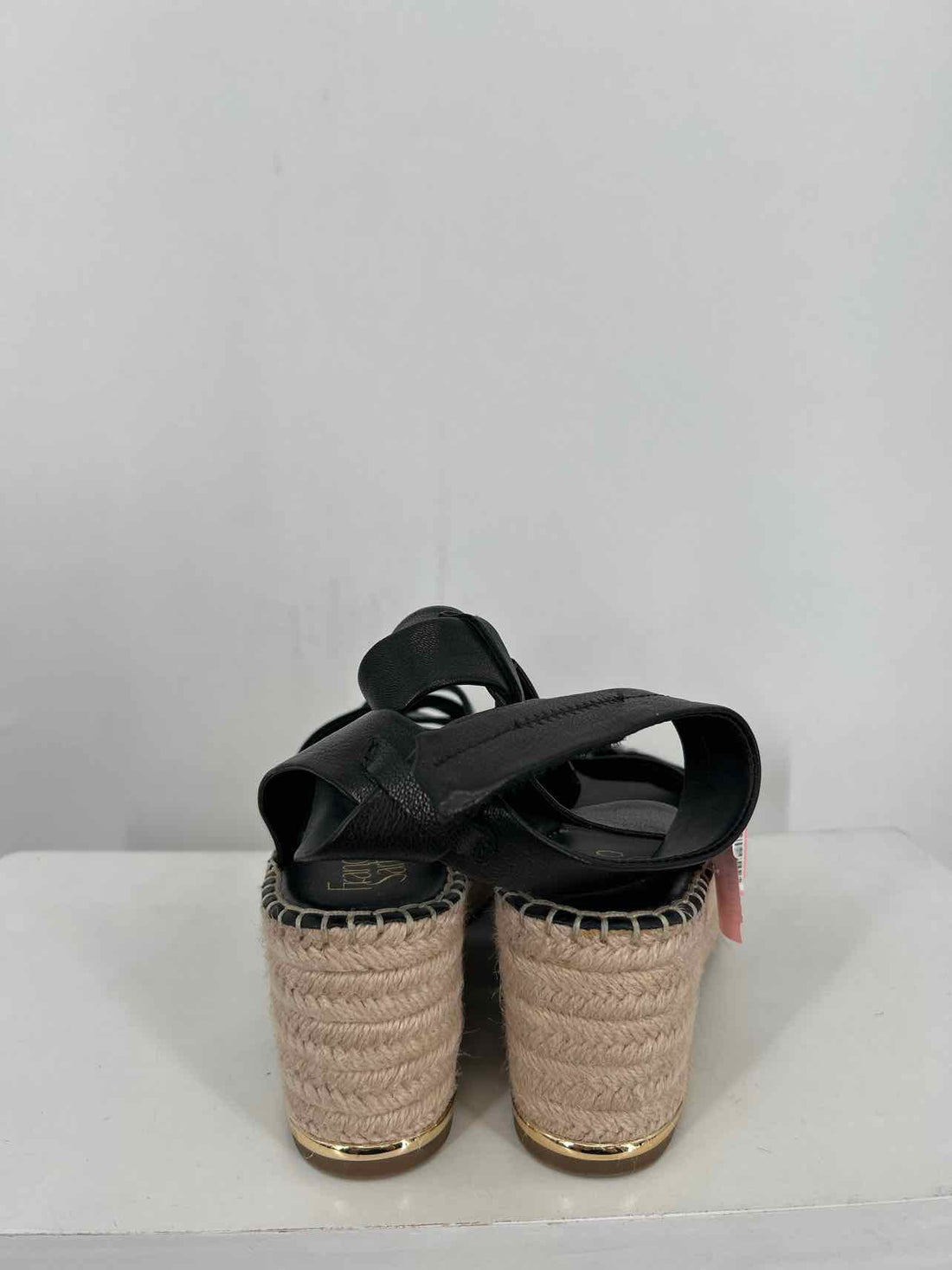 Franco Sarto Women Size 9.5 Black Espadrilles Wedges