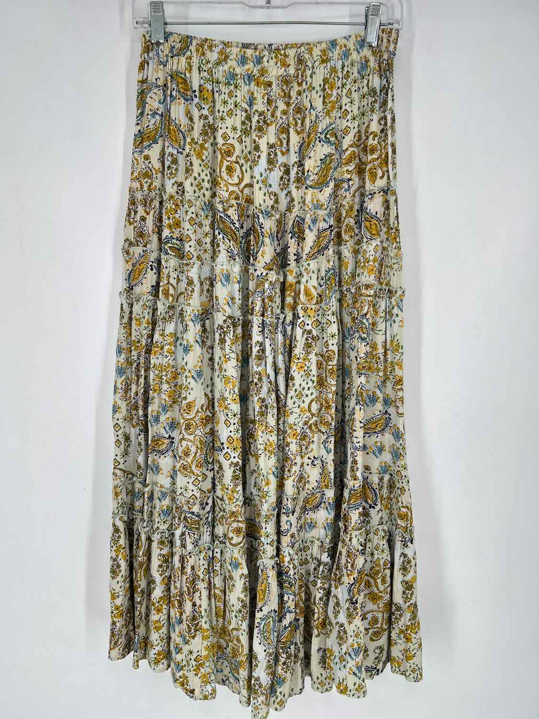 Angie Size S Yellow Green & Blue NWT Skirts