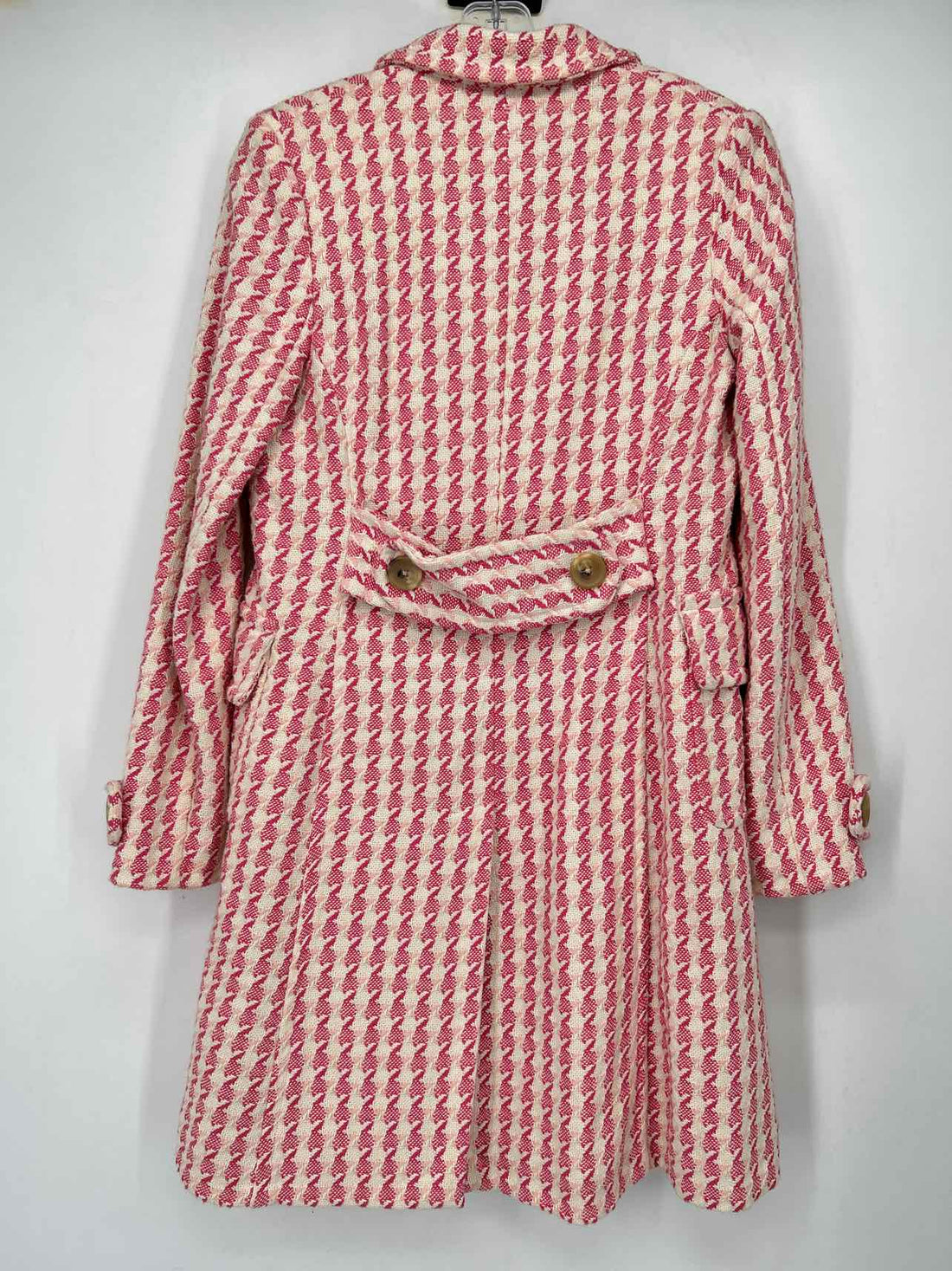 Banana Republic Size XS Pink & White Coat