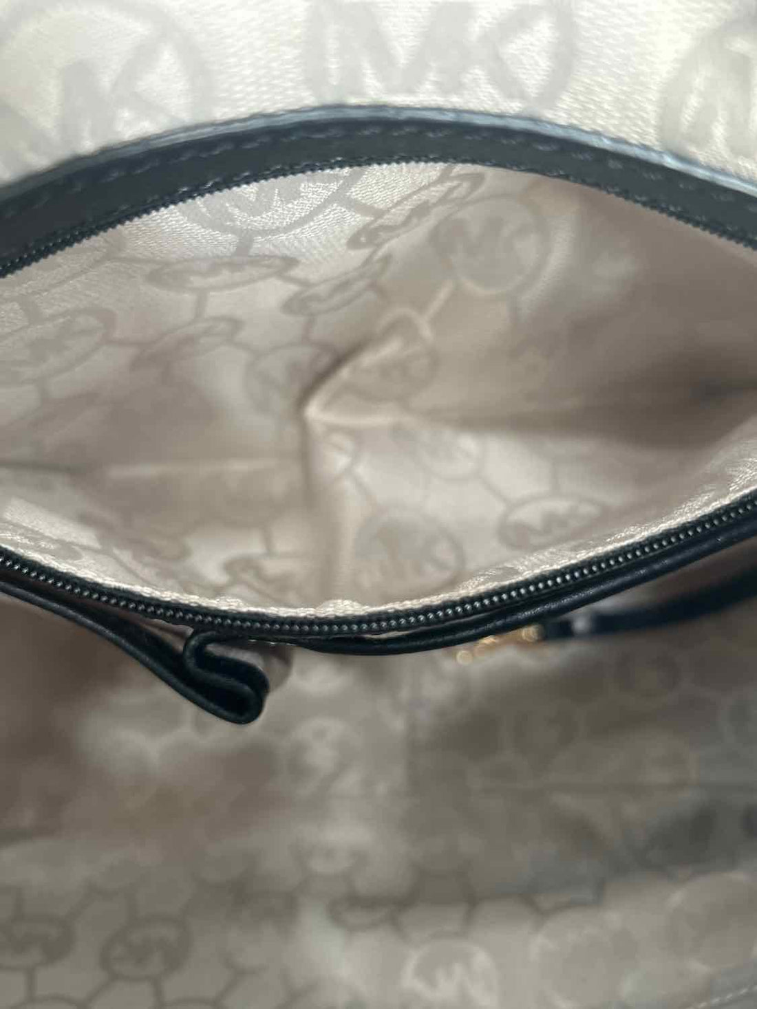 Michael Kors Black & Tan Signature Hobo