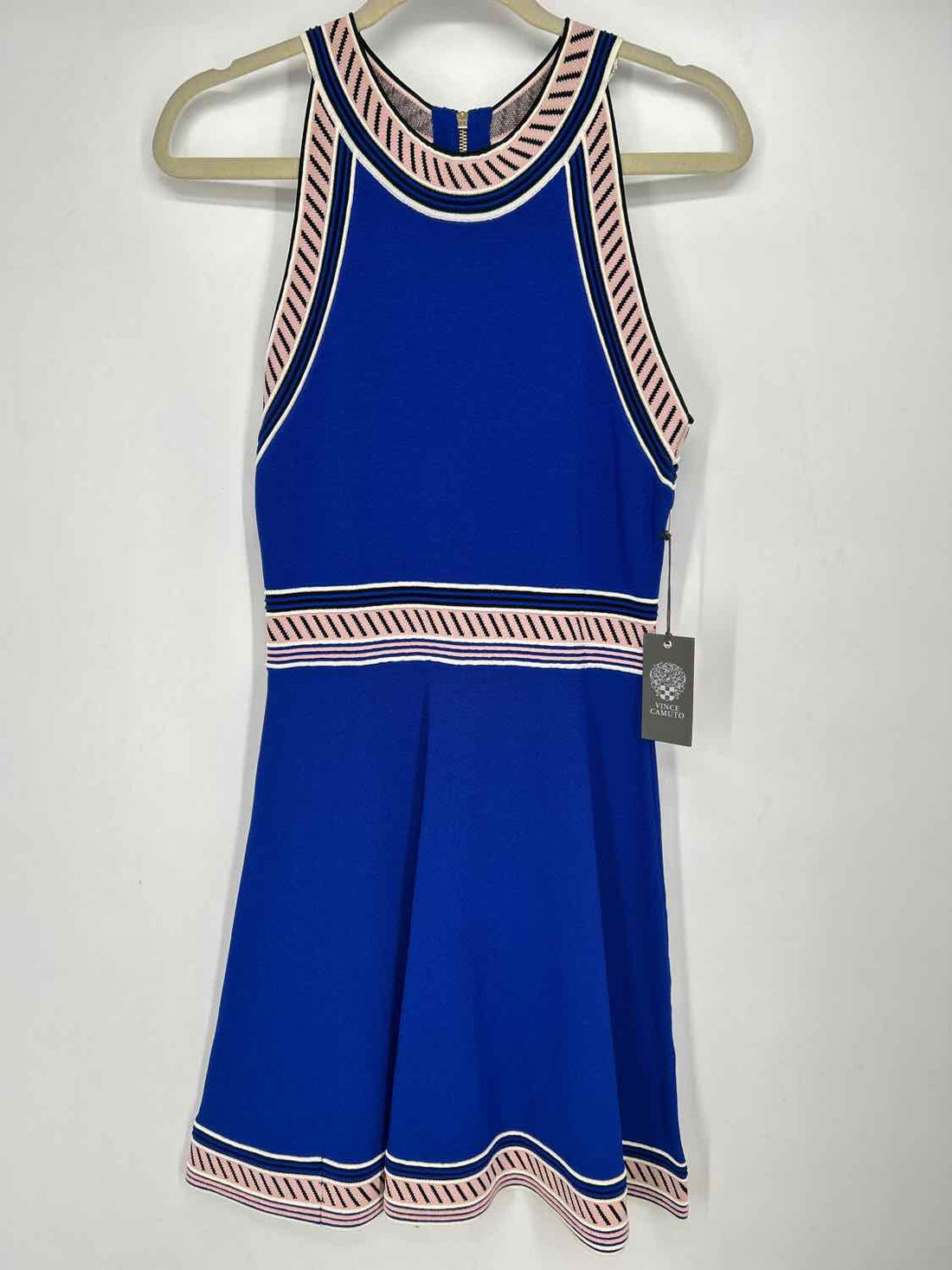 Vince Camuto Size S Blue & Pink NWT Dress