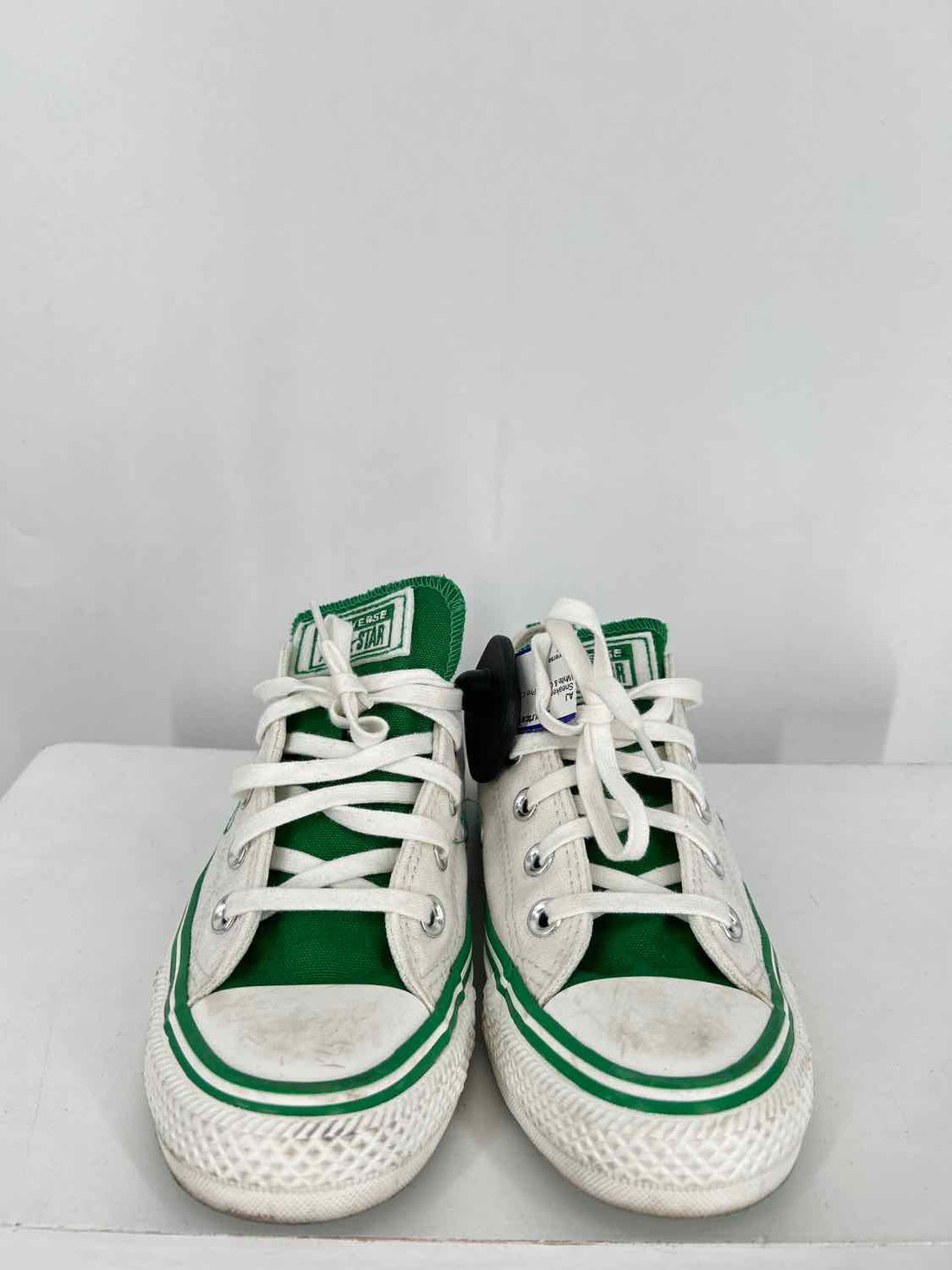 Converse Women Size 5.5 White & Green Sneakers