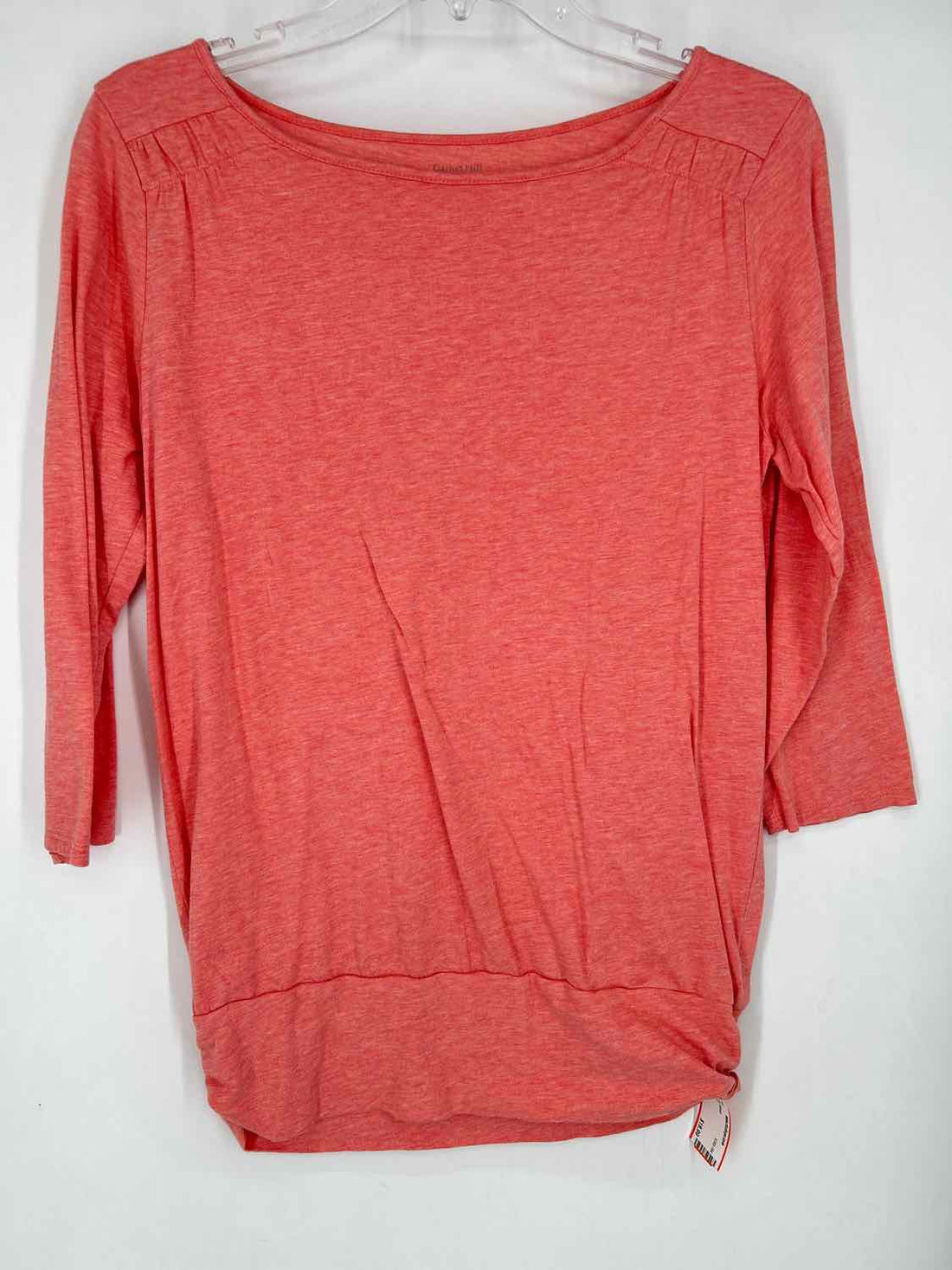 Garnet Hill Size M Coral Long Sleeve