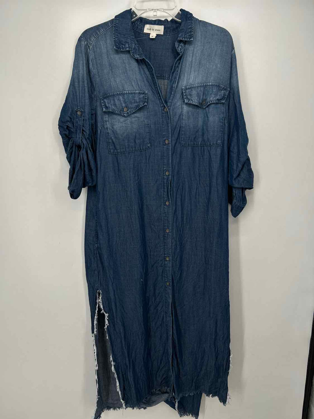 Cloth & Stone Size M Denim Long Sleeve Dress