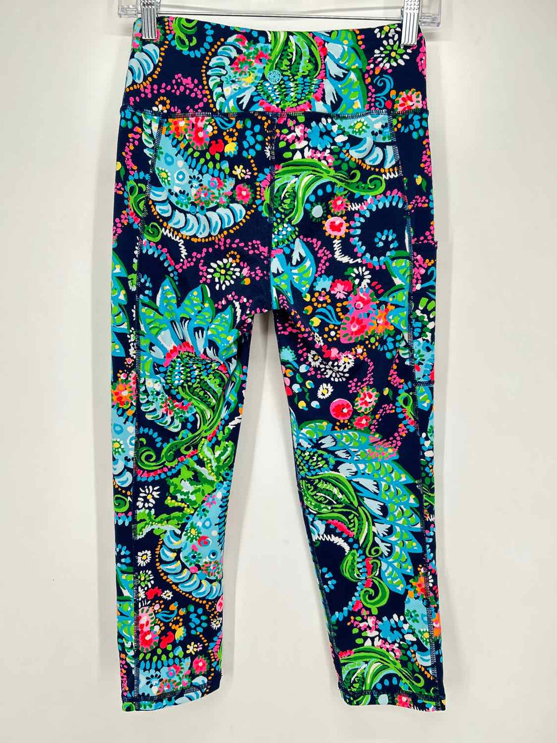 Size S Navy Print Lilly Pulitzer Luxletic Leggings
