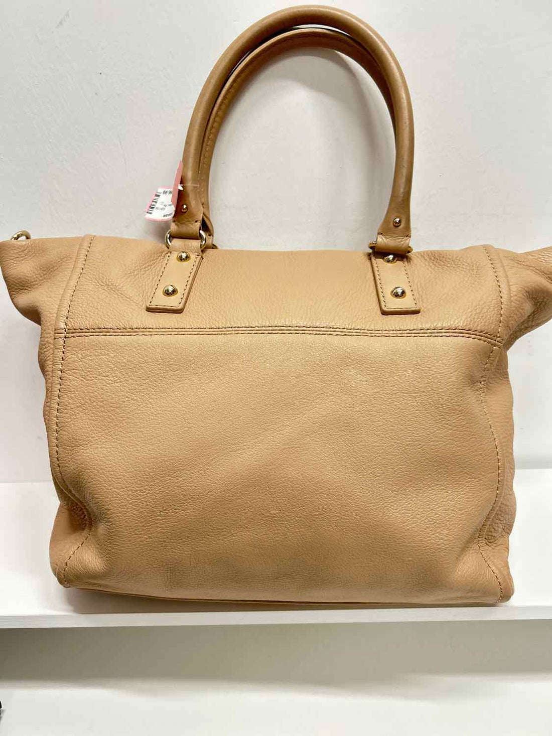 Kate Spade Buff Pebbled Leather Pre Owned Satchel