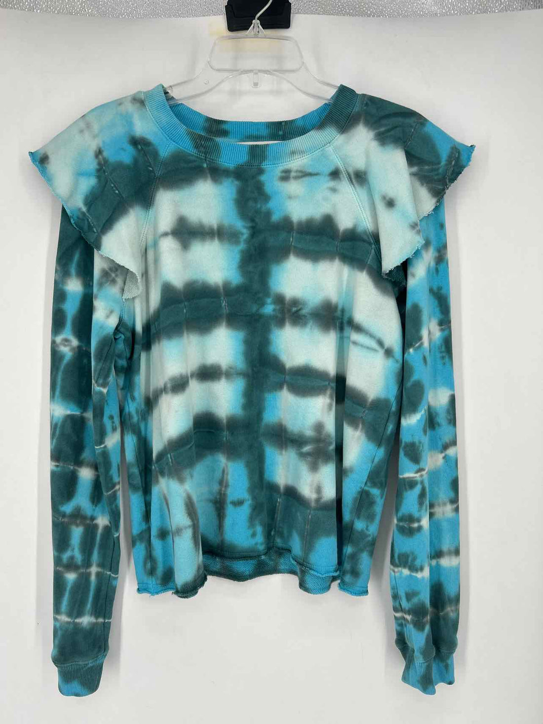 Something Navy Size S Blue Tie Dye Sweatshirt