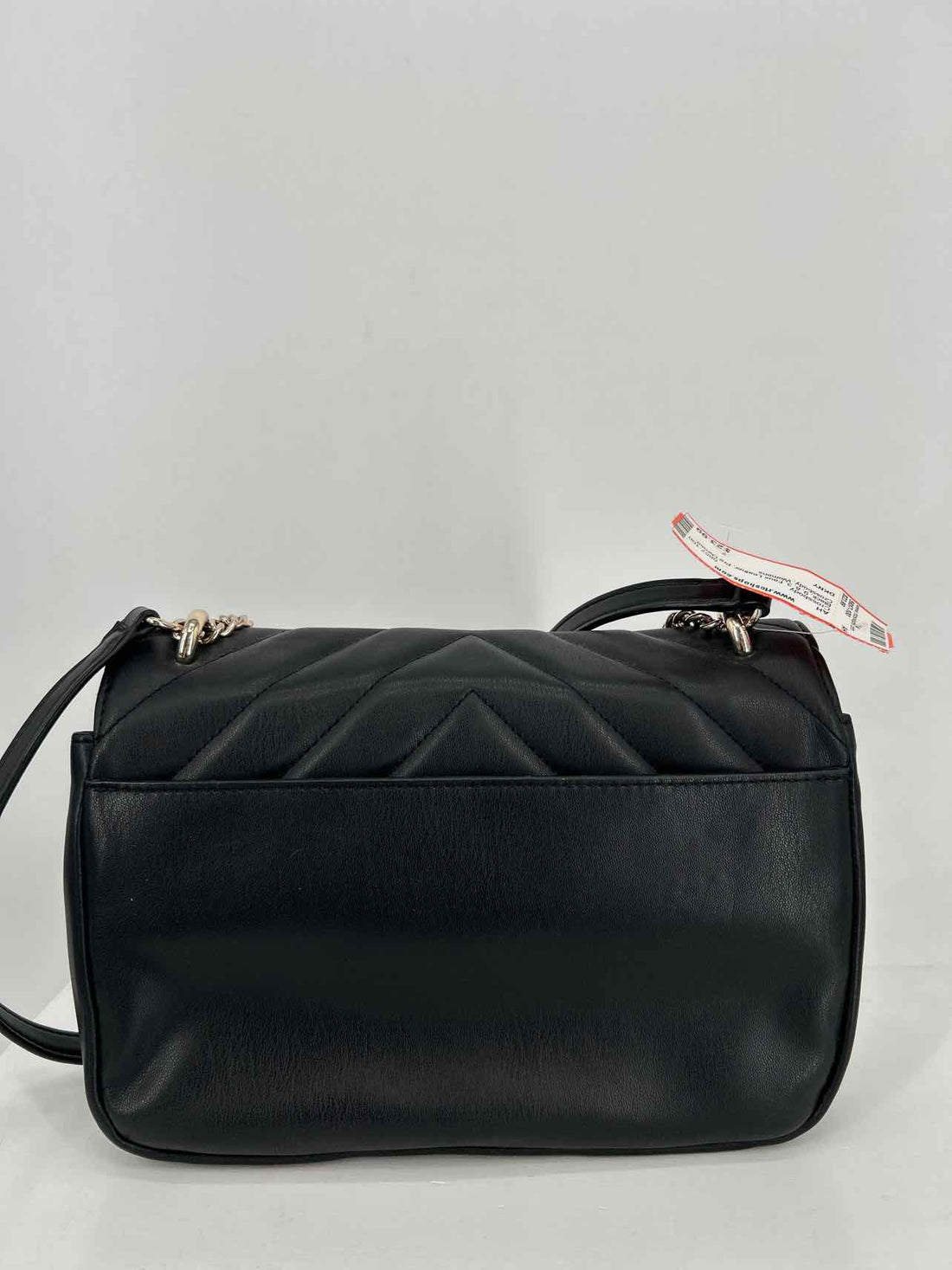 DKNY Black Faux Leather Crossbody