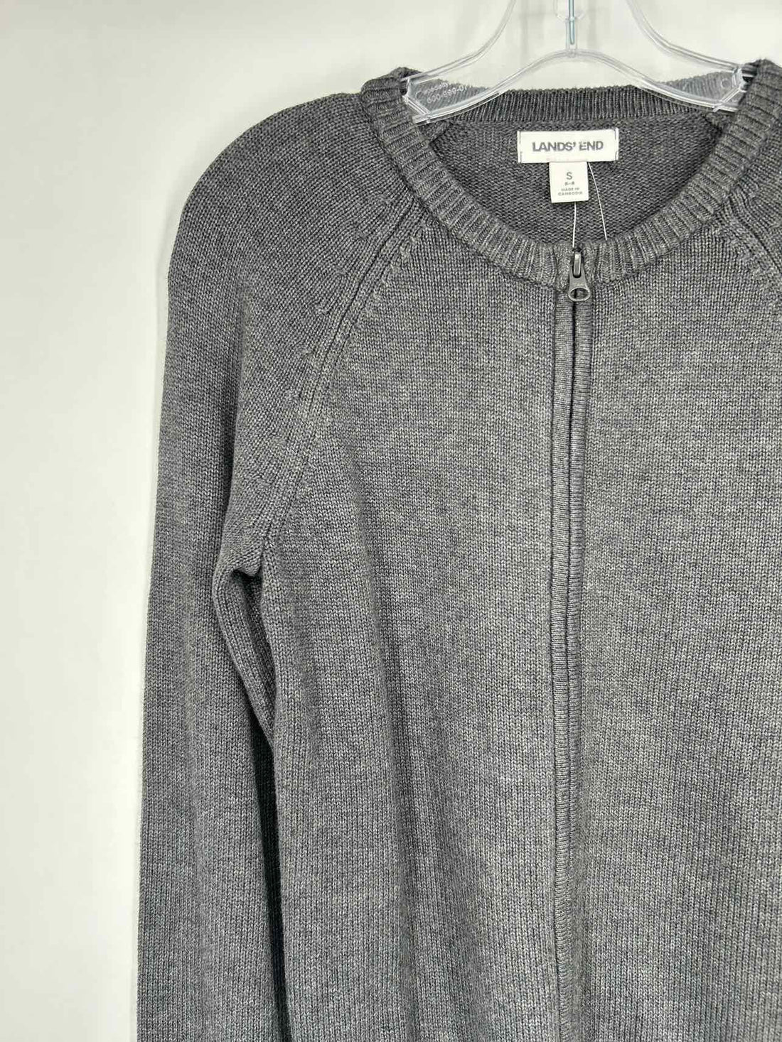 Land's End Size S Gray NWT Cardigan