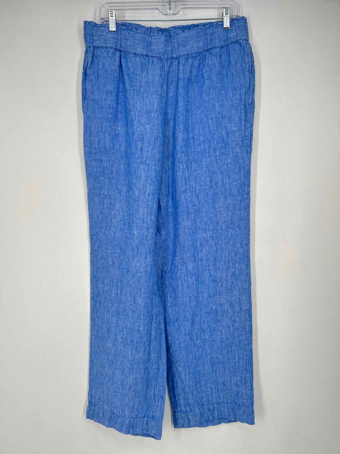 Talbots Size M Blue Linen Pants