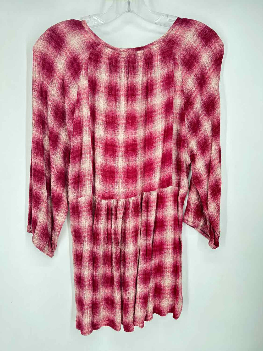 Maeve Size M Pink Print Long Sleeve