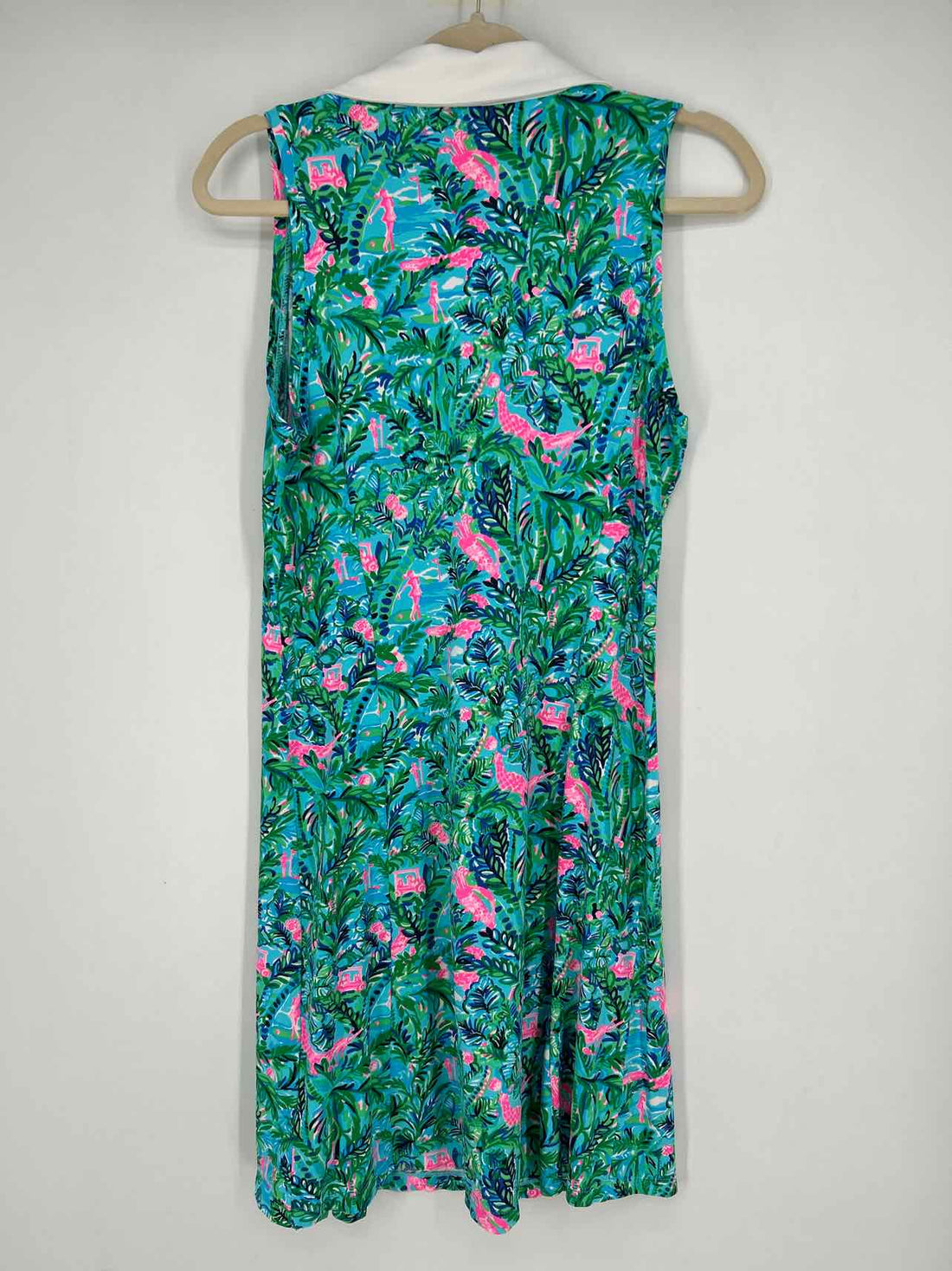 Lilly Pulitzer Size M Blue Print Sleeveless Lilly Pulitzer Luxletic Dress
