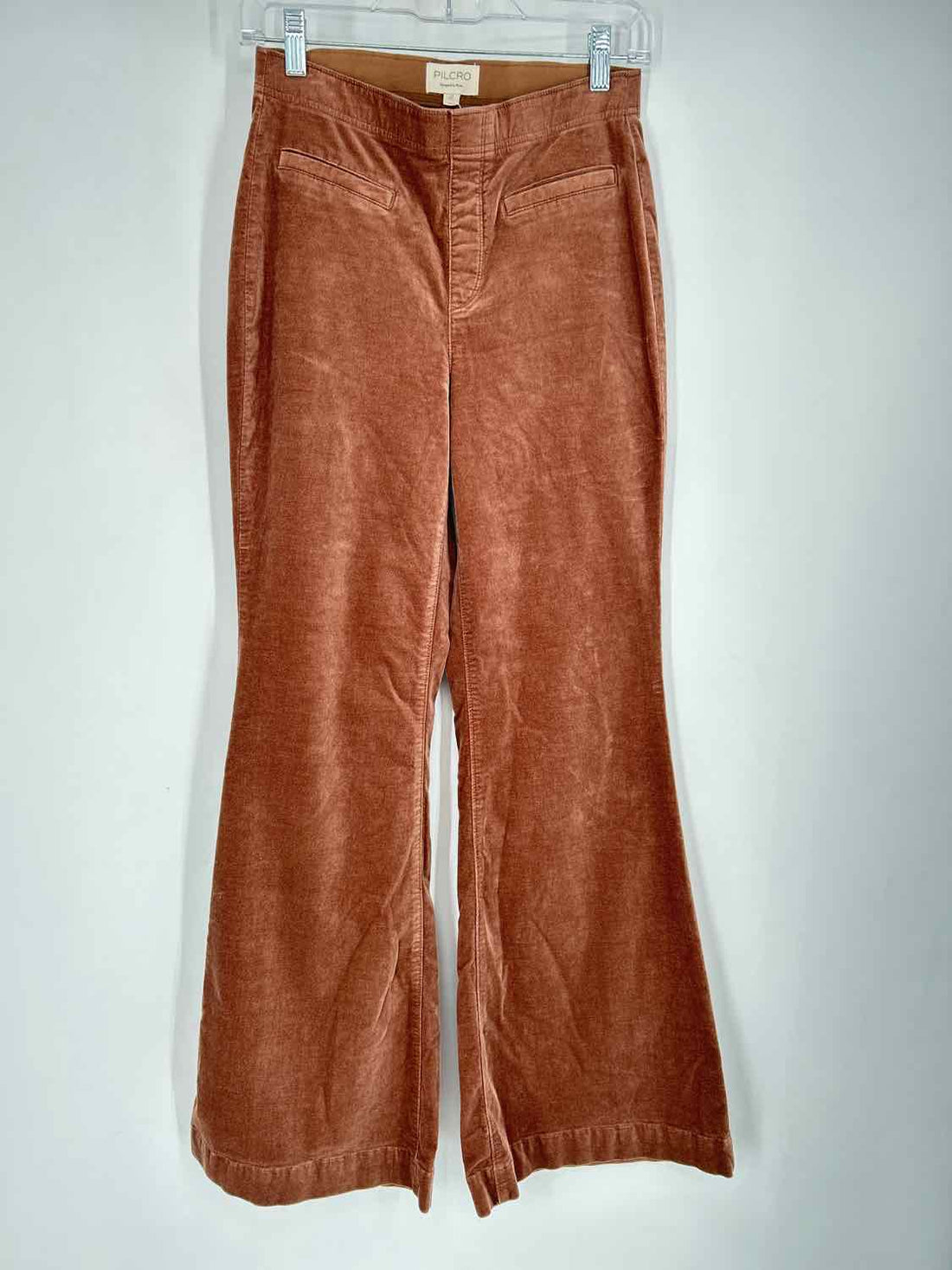 Pilcro Size 27/4 Brown Velour Pants
