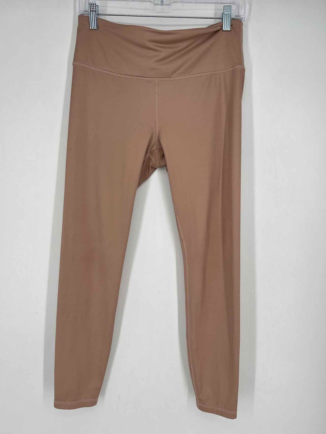 Athleta Size M Tan Shimmer Active Leggings