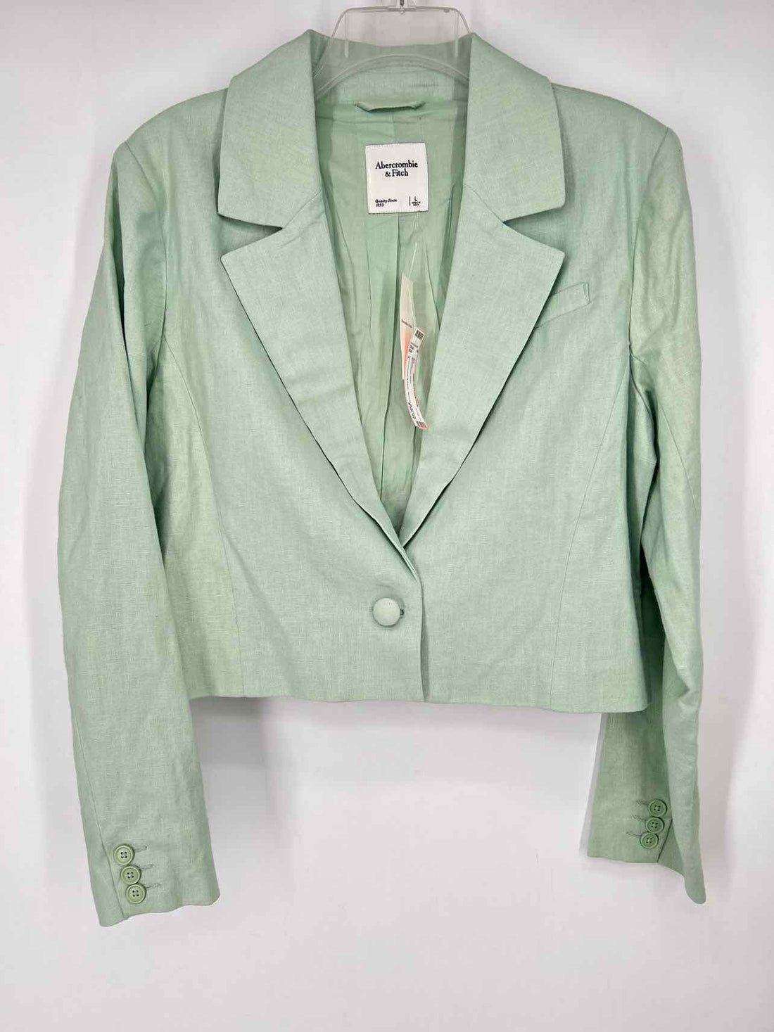 Abercrombie & Fitch Size L Mint Green NWT Blazer