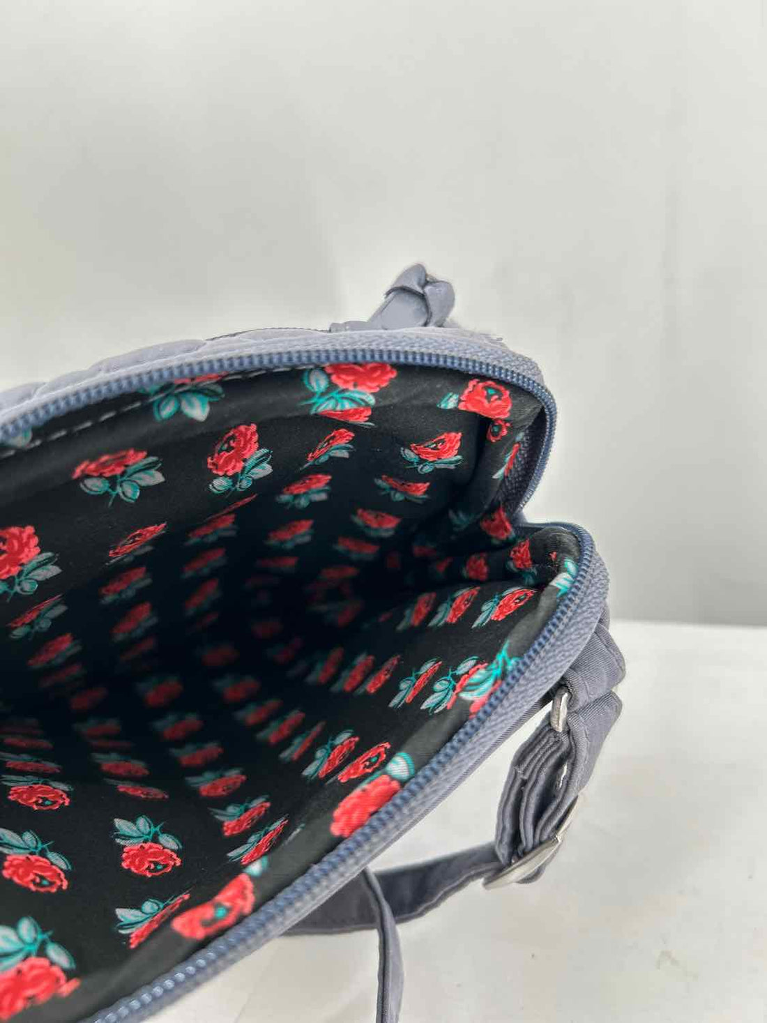 Vera Bradley Gray Quilted Crossbody