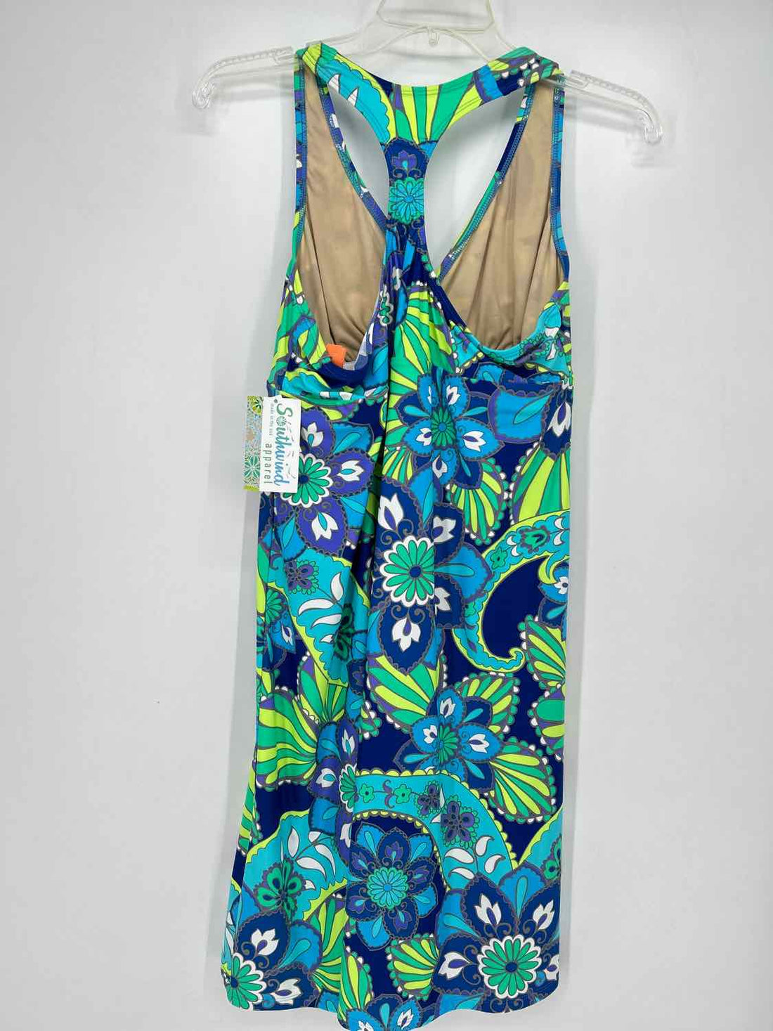Southwind Apparel Size XL Blue & Green Print NWT Active Dresses