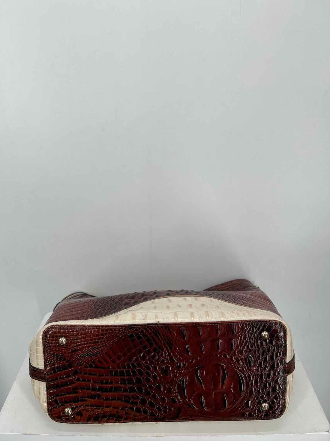 Brahmin Brown Genuine Leather Hobo