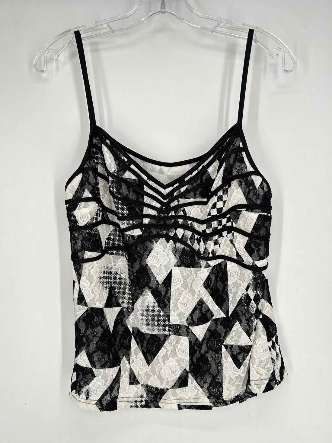 Joseph Ribkoff Size 16 Black & White Print Lace Multi-Piece Set