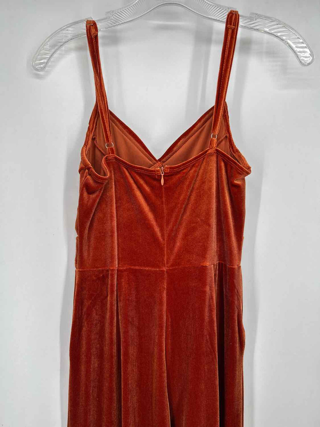 Cider XS Rust Velvet Sleeveless Holiday