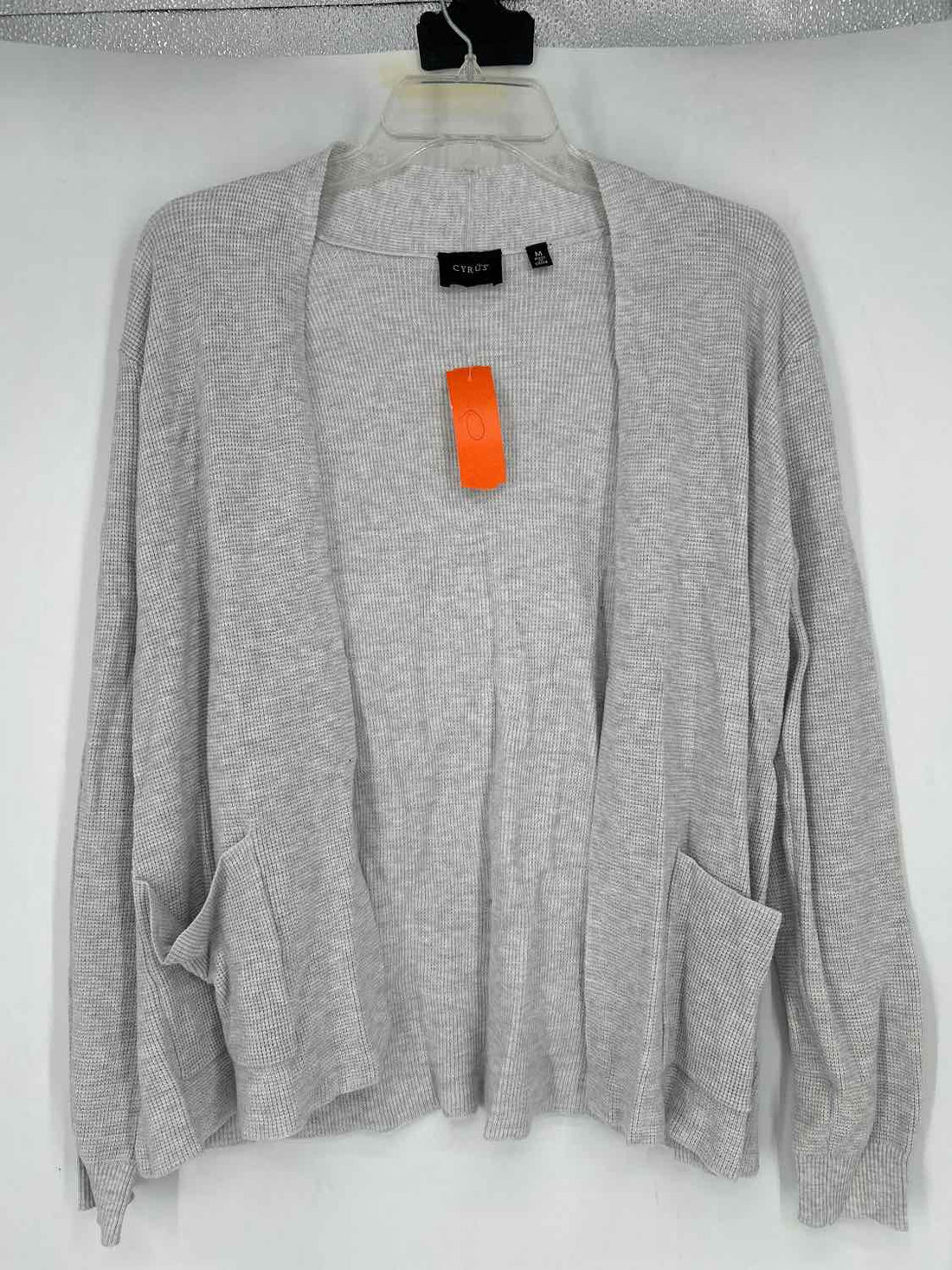 Cyrus Size M Light Gray Cardigan