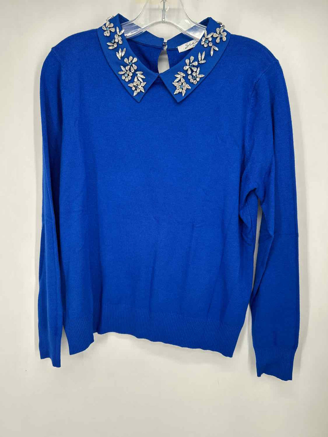 Siani Size L Cobalt Blue Sweater