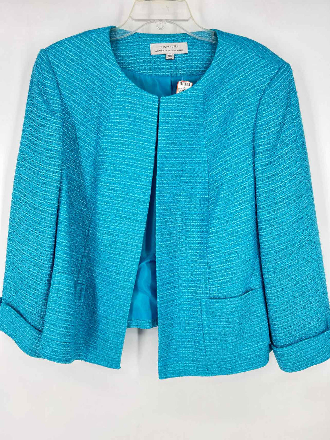 Tahari Size 16 Blue Blazer