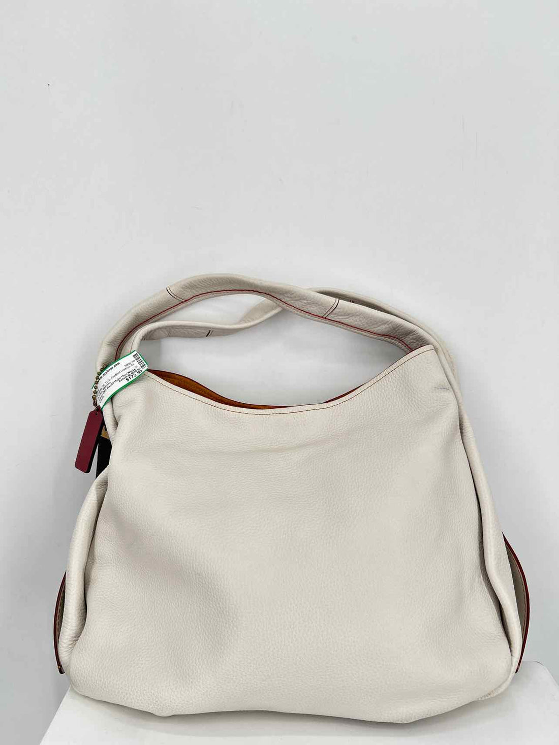 Coach 1941 Off White Pebbled Leather As Is Hobo