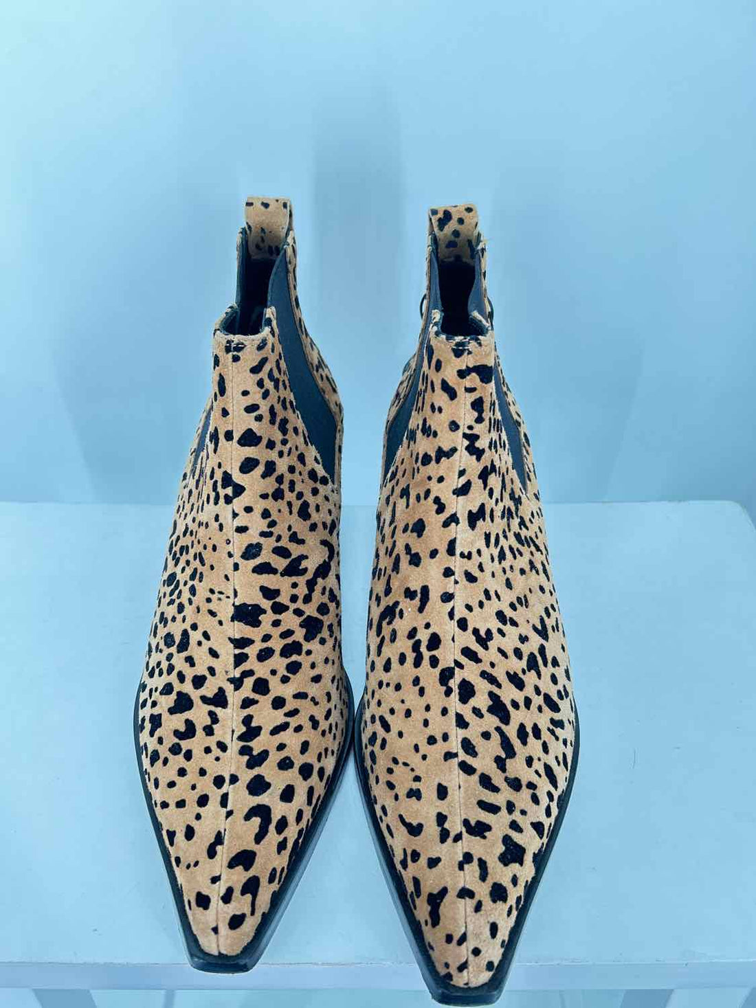 Rag & Bone Women Size 39.5 Leopard Calf Hair Ankle Boot