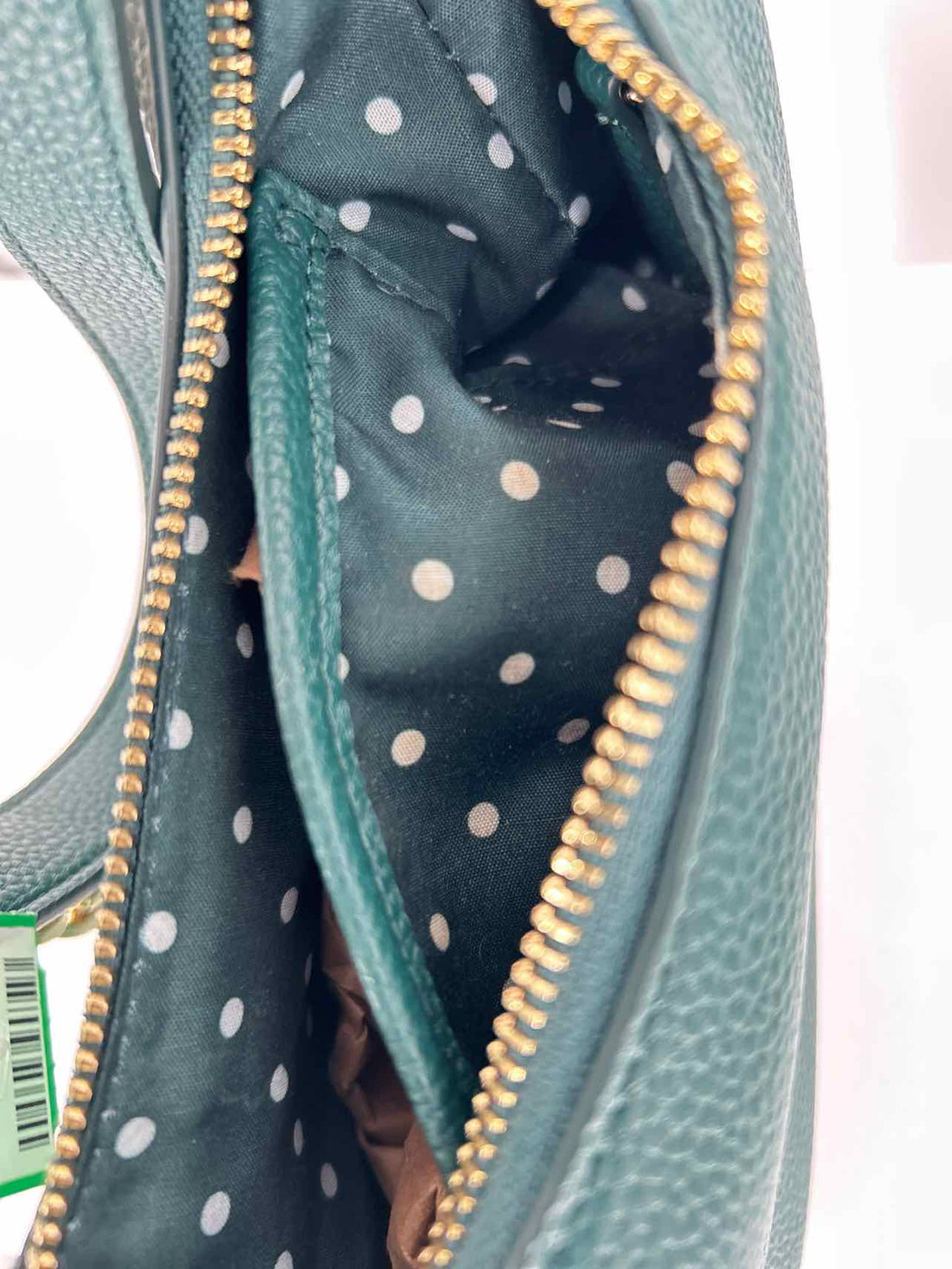 Nanette Lepore Dark Green Faux Leather Excellent Condition Purse