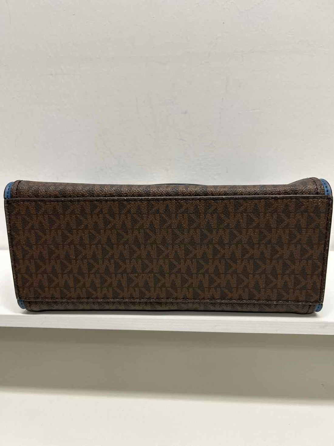 Michael Kors Brown & Blue Leather Excellent Condition Satchel
