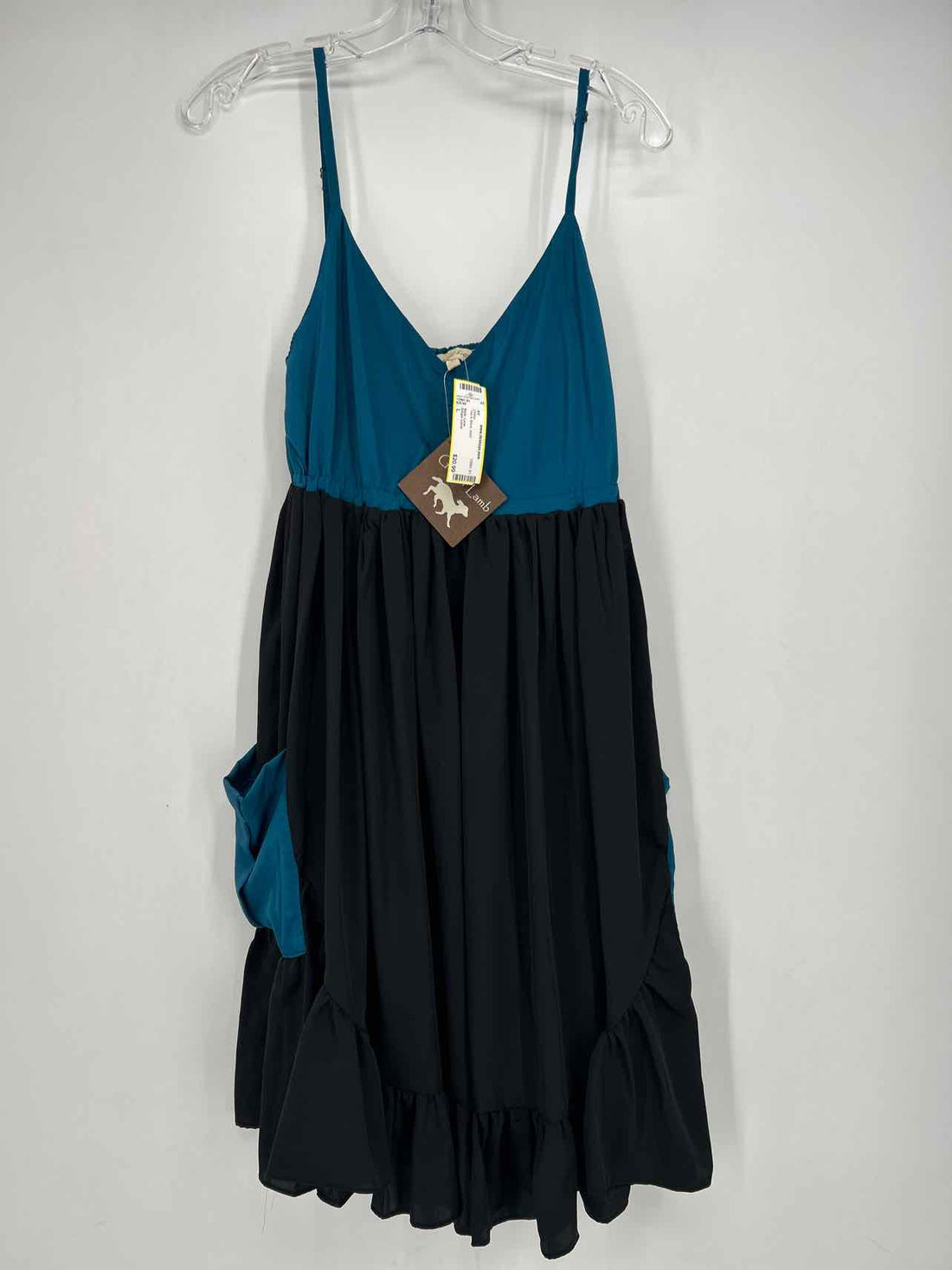 Ginger Lamb Size L Teal & Black NWT Dress