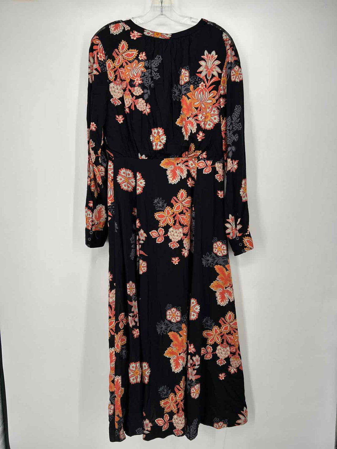 Free People Size 10 Black Floral NWT Maxi