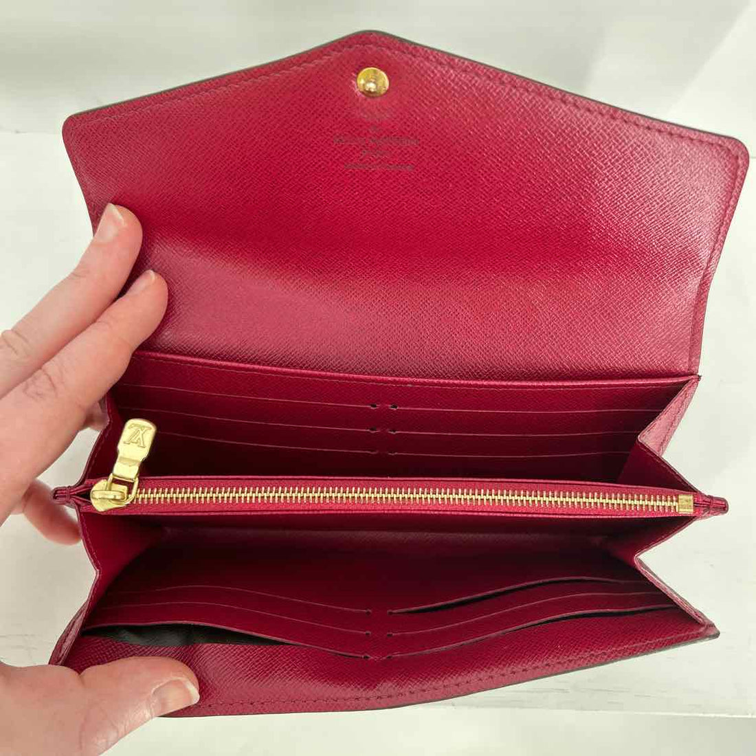 Louis Vuitton Sarah Envelope Monogram Wallet  LUXURY