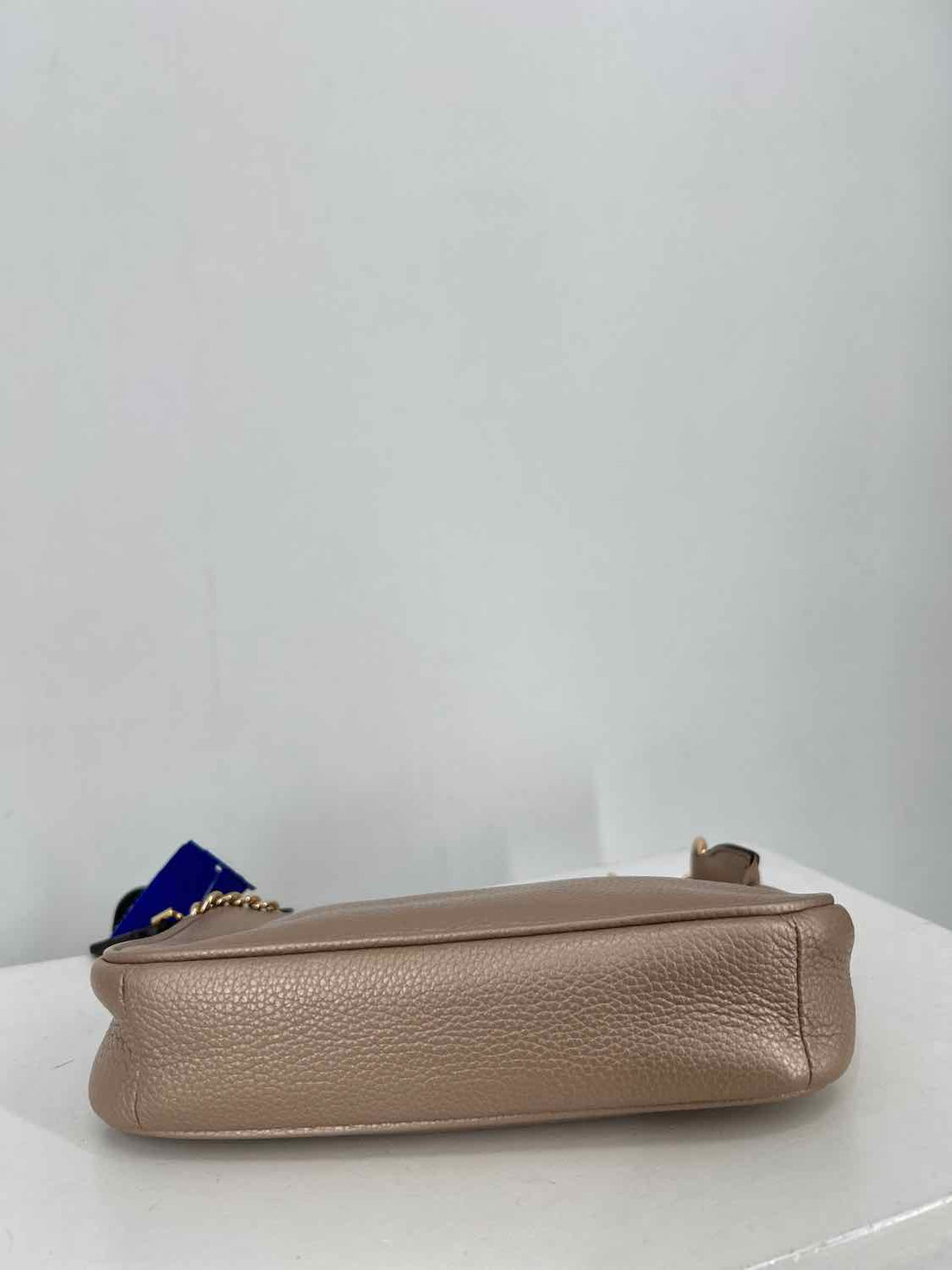 Coach Rose Gold Pebbled Leather Shoulder
